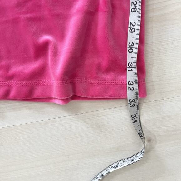 NWT Large JUICY COUTURE Velour Bling Tracksuit Hoodie & Pant Hot Pink - Picture 9 of 11